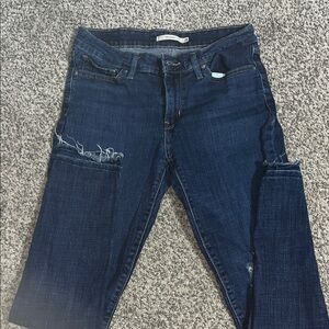 Classic Dark Blue Skinny Jeans